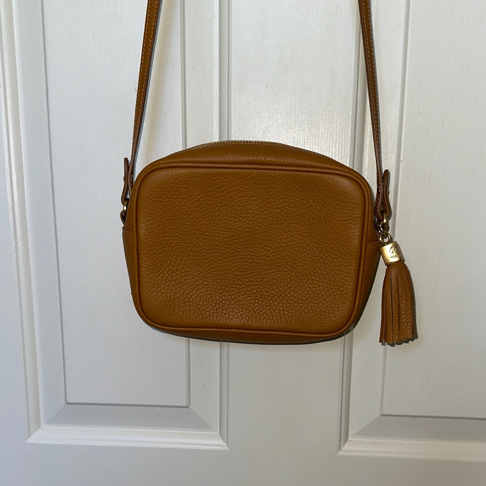 Gigi NY Tan Leather Crossbody Bag - Picture 3 of 9